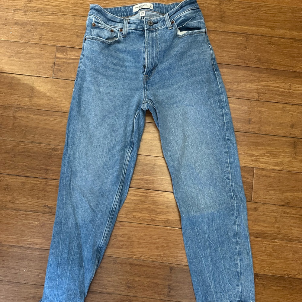 abercrombie mom curve love jeans